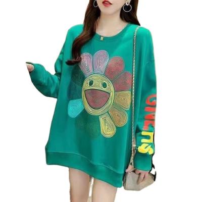 China Wholesale Women's Hoodless Sweater Multi-pattern Cartoon Viable Print Running Clearance Graphics Women's Sweater for sale