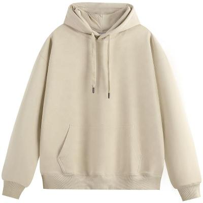 China Anti-wrinkle OEM 100% Cotton 600gsm Drop Shoulder Hoodies Men High Quality Cotton Thick Heavy French Terry Pullover Custom Hoodies Men for sale