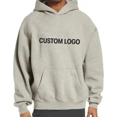 China Anti-wrinkle Cotton 600g High Quality Men Cotton Thick Heavyweight French Terry Pullover Hoodie Custom Drop Shoulder Fleece Oversized Hoodie for sale