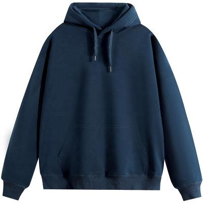 China Anti-wrinkle OEM 100% Cotton 600gsm Drop Shoulder Hoodies Men High Quality Cotton Thick Heavy French Terry Pullover Custom Cotton Hoodie Men for sale