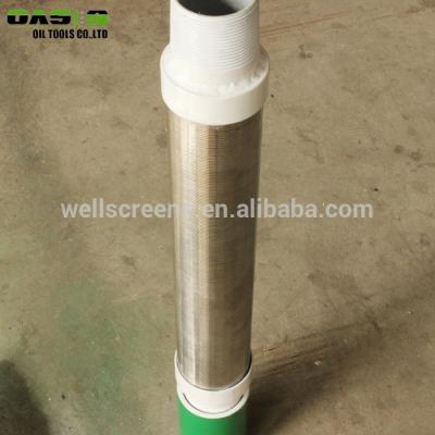 China Corrosion Resistance Johnson v Wire Stainless Steel Water Well Screen / Wedge Wire for sale