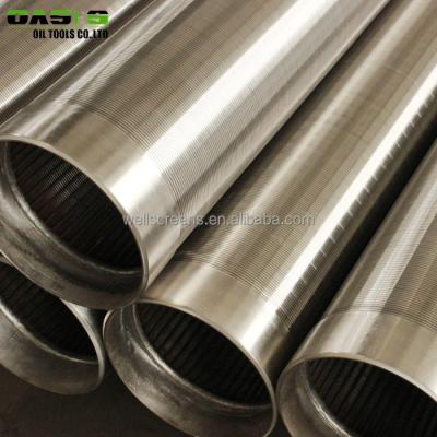 China Water Well Drilling 316 Stainless Steel Johnson Water Well Screen Tube Deep Well Screen Pipe for sale