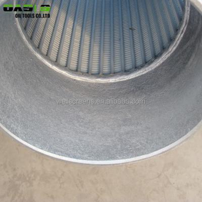 China AISI 304/316L Stainless Steel Continuous PVC Slotted Wire Wrapped Water Well Screens China Supplier for sale