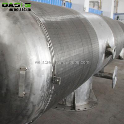 China Corrosion Resistance Passive Water Intake Screens / Wedge Wire Screens For Sea / River Water Desalination for sale