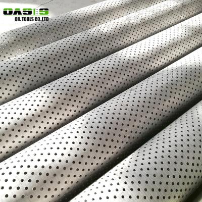 China Wholesale China API J55/K55/N80 Liquid Perforated Pipe OASIS Pipe 4 Inch Seamless Carbon Steel Perforated Pipe Filter For Drainage for sale