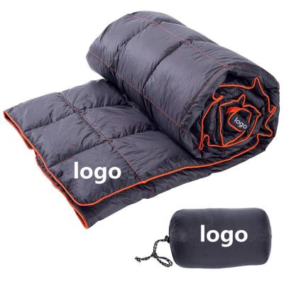 China Outdoor Camping Hiking Outdoor Traveling Light Weight Packable Down/Contract Waterproof Warm Cotton Blanket Down Camping Blanket To Increase Travel for sale