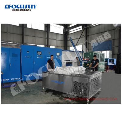 China Transparent Industrial Clear Block Ice Making Machine with R404a/R22 Refrigerant for sale