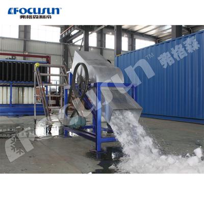 China Other Ice Storage Capacity Required Compressor Stainless Steel 304 Block Ice Crusher for sale