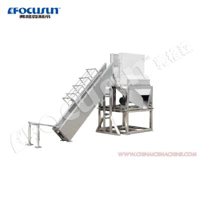 China Crushing Function Commercial Block Ice Crusher Maker 100kg/min for sale