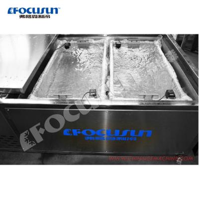 China Direct Cooling System Commercial Transparent Block Ice Plant for Clear Ice Making for sale