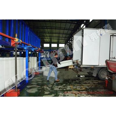 China Manufacturing Plant Ice Block Maker with Cold Storage Room and Low Voltage Components for sale