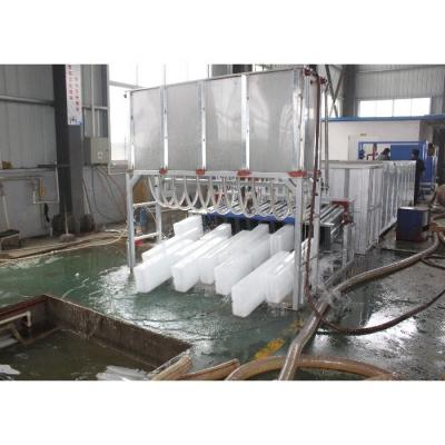 China 30 ton zoutwater koelsysteem ijsblok ijsmachine voor industrieel gebruik Te koop