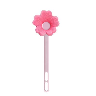 China Small Sustainable Kindergarten Kids Rose Flower Lightweight Kids Use Sponge Brush for sale