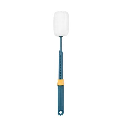 China Viable Telescopic Long Handle Thermos Bottle Cup Sponge Small Cup Kettle Cleaning Brush for sale