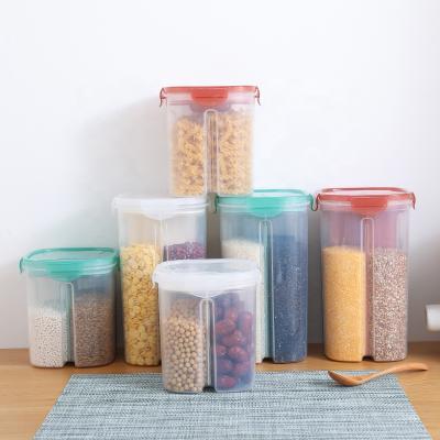 China Freshness Preservation Kitchen Household Cereal Cereal Wheat Rice Raw Beans Sealed Plastic Storage Tank Food Storage Box for sale