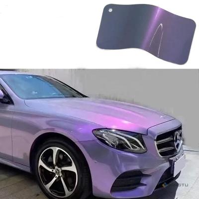 Cina Trasformazione del veicolo fai-da-te Mingtu Grigio a incantevole viola lucida Cameleon Vinyl Wrap in vendita