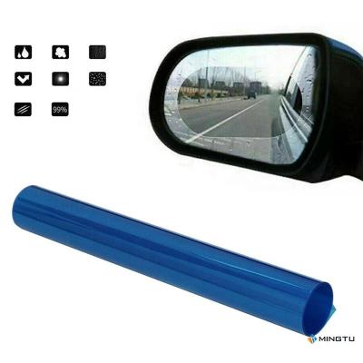 China Gepersonaliseerde Mingtu Universal Oval 135*95mm Auto Rainproof Shield Anti Fog Rearview Film Te koop