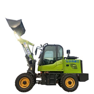 China Hotels Mini Wheel Loader Small Front End Loader 1000KG 1200KG With 4wheel Drive for sale