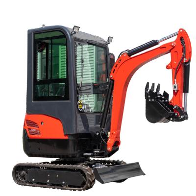 China Building Material Shops CE Approved Agricultural Compact Crawler Equipment Small Micro Excavation Machinery 1.8t Mini Excavator For Sale for sale