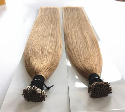 China Silky Straight Wave Brown Color Unprocessed Brazilian Remy 1g Hair Keratin Stick Tip Hair Extensions for sale