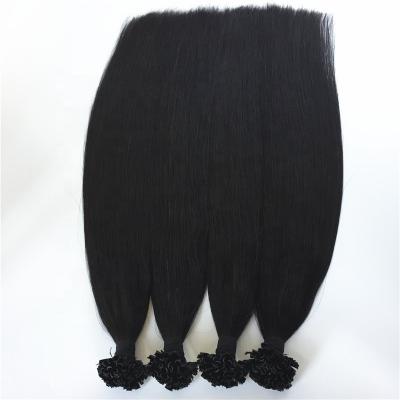 China Silky Straight Wave Thick Bottom Remy Human Hair Keratin U Tip Hair Extensions for sale