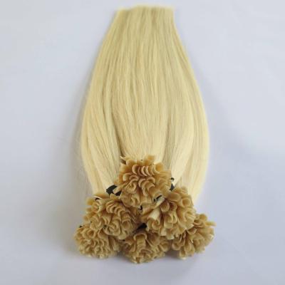 China Prebonded Silky Straight Wave Wholesale Double U Drawn Keratin Tip Extensions Hair for sale