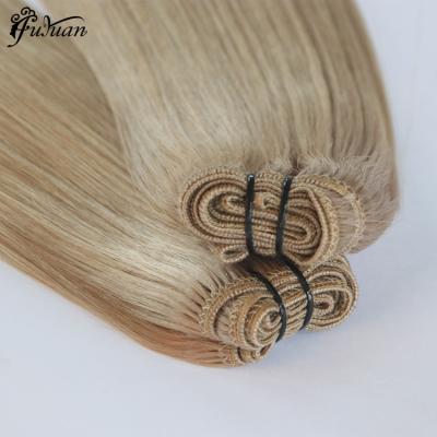 China Factory Best Virgin Silky Straight Raw Natural Brazilian Straight Double Machine Wave Weft Bundles 100% Remy Hair Extension Human Hair Weft for sale