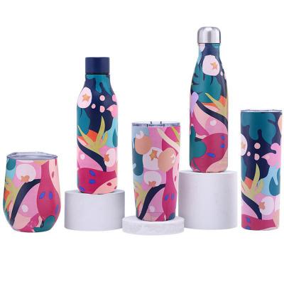 China PORTABLE Wholesale Eco Friendly Double Wall Vacuum Insulated Water Bottles Custom Empty Sublimation Bottles Water Flask Sport for sale