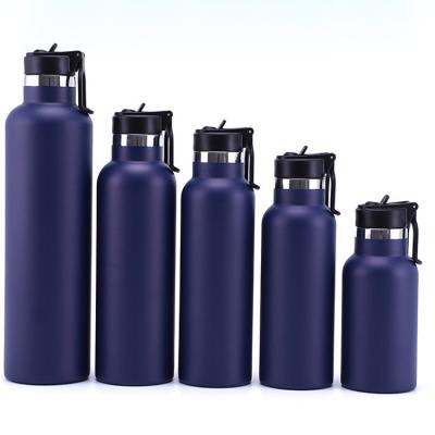 China PORTABLE Custom Logo Stainless Steel Sport Yoga 500ml Reusable Large Water Bottle Leak Resistant Bpa Free Sports Bottle for sale