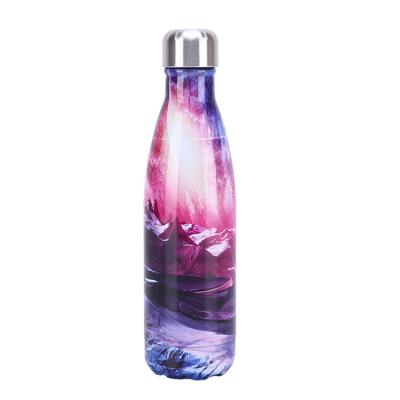 China Metal PORTABLE Water Bottles With Logo Custom Free Water Bottle Promotion Insulated Reusable Bpa Increasing Thermal Water Bottle for sale