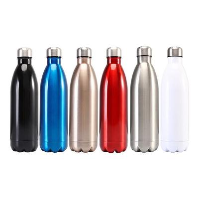 China PORTABLE Custom Water Bottle Walled Logo Sublimation Stainless Insulated Double Travel Drinking Thermal Flask Vacuum Cola Bottle for sale