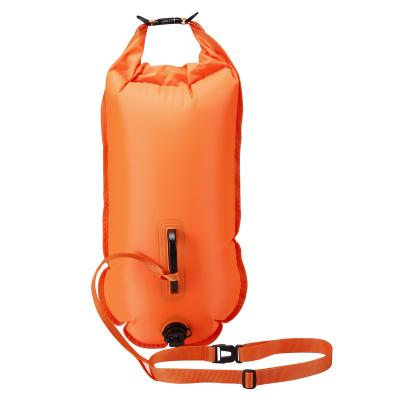 China 190T Nylon PVC Coating Erik Hot Selling Safety Swimming Safety Inflatable Float Inflated Buoyancy PVC Ball Airbag For Open Water for sale