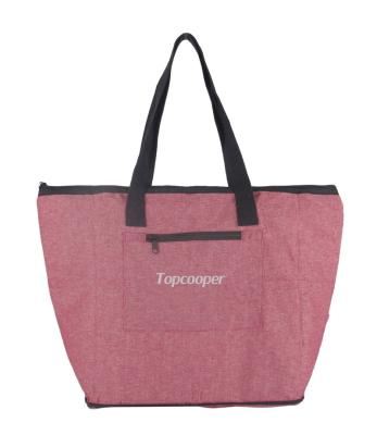 China Cotton Folding Foldable COOLER Tote Bag for sale