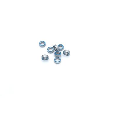 China High speed low noise MR74 with 4*7*2.5mm deep groove ball mr74-2rs blue sealed miniature ratio rubber sealed ball bearing for sale