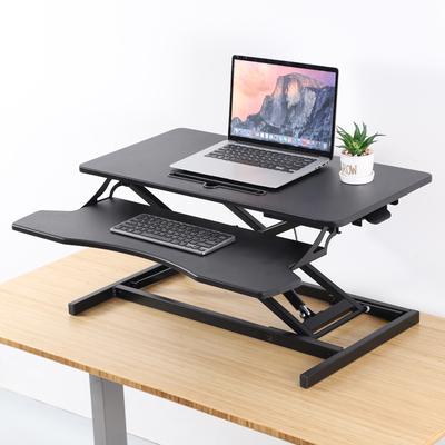 China (Size) Wholesale Adjustable Folding Computer Sit Stand Desk Converter for sale