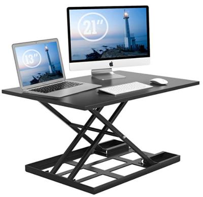 China Preferred Office/Work/Home Customers Small Desk Sit-Rack Desk Converter for Small Spaces for sale