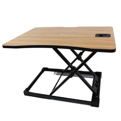 China Modern Desktop Adjustable Standing Computer Desk Converter , Folding Stand Desk Laptop Table for sale