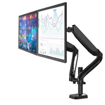 China metal & Modern Adjustable ABS Office Furniture LCD Monitor Holder Laptop Monitor Arm for sale