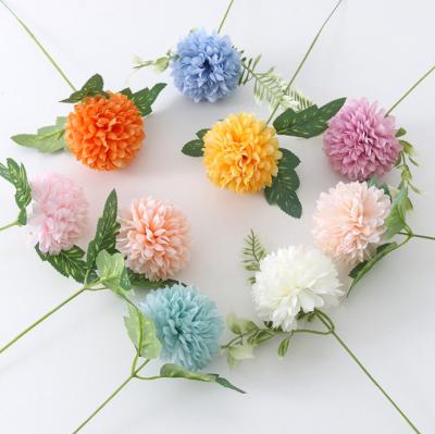 China Home Decor Daisy Hydrangea Wedding Simple Layout Celebration Artificial Flower Silk Bouquet for sale