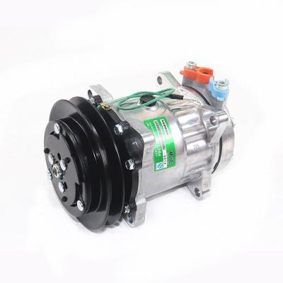 China It is suitable for Kato HD820-1-2-3 1430 700 512 1638 1220 excavator air conditioner compressor cooler compressor for sale