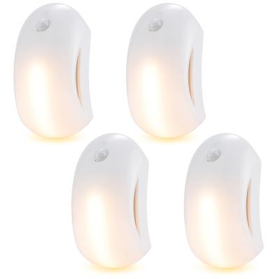 China Modern Creative Design Mouse Shape COB PIR Motion Sensor Mini LED Night Light With Motion Sensor for sale