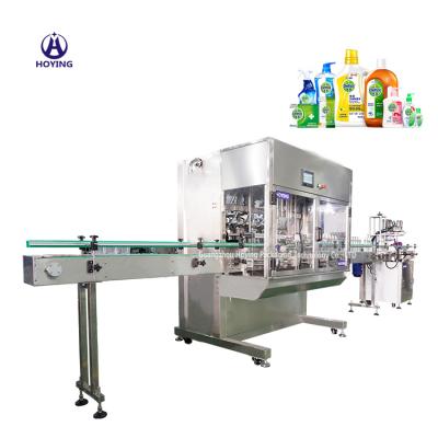 China Food CE Certificate Good Quality Good Quality Servo Fillers Volumetric Liquid Soap Shampoo Filling And Capping Machine for sale