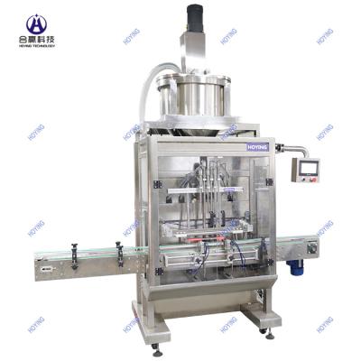 China Good Quality Food Grade 6 Nozzles Automatic Bottle Liquid Filling Machine Plastic Bottle Package Filler For Sale for sale