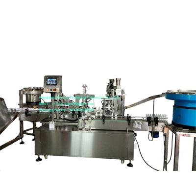 China Full Automatic Small Spray 10ml-30ml High Speed ​​Liquid Bottle Food Filling Capping Machine for sale