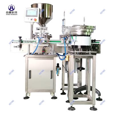 China Food Automatic Bottle Filling Cosmetic Dropper Capping And Capping Machine Online For Sale for sale