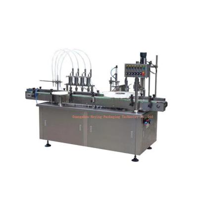 China Adjustable High Precision 10ml-60ml Volumetric Pharmaceutical Syrup Solutions Food Filling And Capping Machine for sale