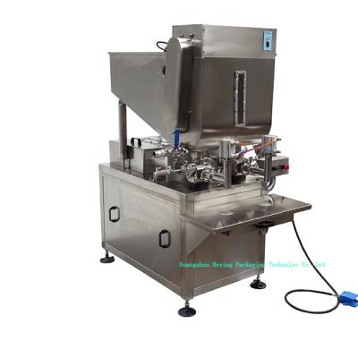 China Manual Food Mayonnaise Filling Machine Small Scale Dough Filling Machine for sale