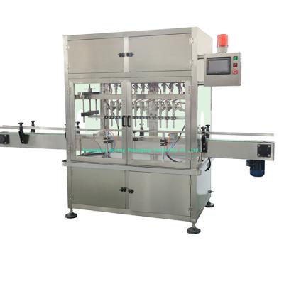 China Full Automatic 12 Head Food Filling Machine Servo Liquid Gravity Juice Filling Machine for sale