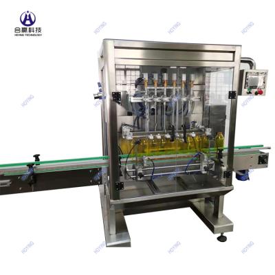 China Automatic Pump 8 Heads Food Piston Gel Hand Sanitizer High Viscosity Filling Machine With Diving Nozzles for sale