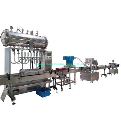 China Automatic Bottle Honey Packaging Equipment Food Maple Syrup Filling And Capping Machine for sale